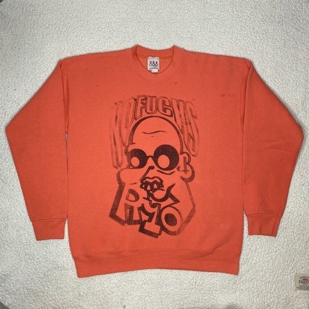 No F@cks RYO Reworked Vintage Olympics Sweatshirt: Size Large